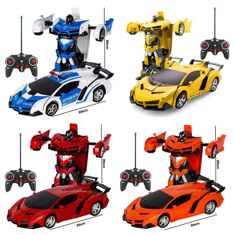 2 in 1 Electric RC Car Transformation Robots NewInov8