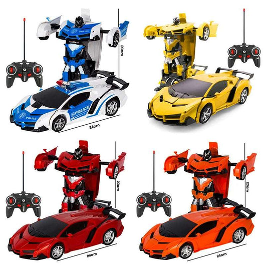 2 in 1 Electric RC Car Transformation Robots