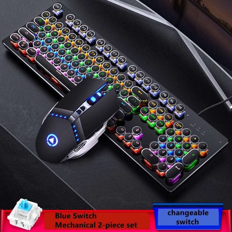 Gaming Keyboard Mouse Headphone Two/Three Piece Set