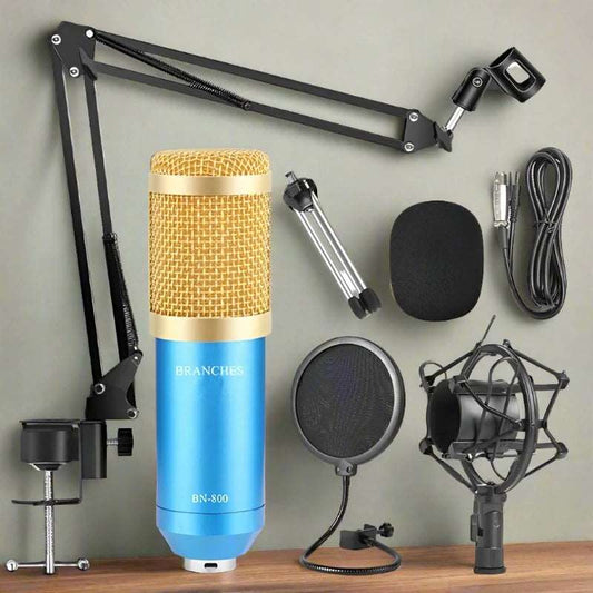 BM-800 Microphone Metal Condenser Studio Set