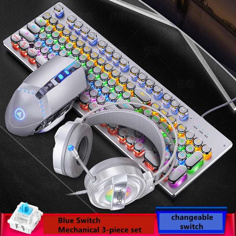 Gaming Keyboard Mouse Headphone Two/Three Piece Set