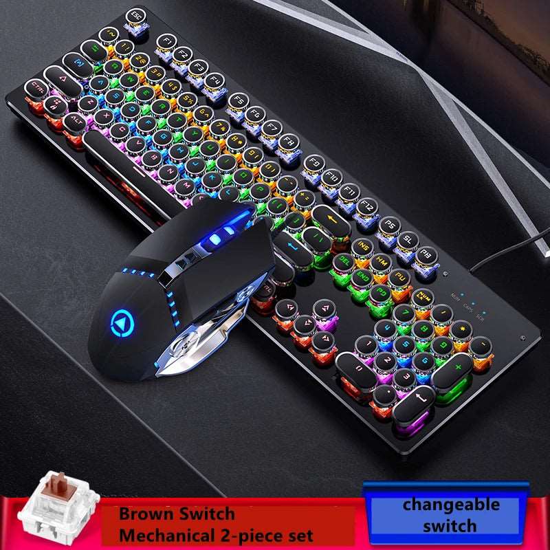 Gaming Keyboard Mouse Headphone Two/Three Piece Set