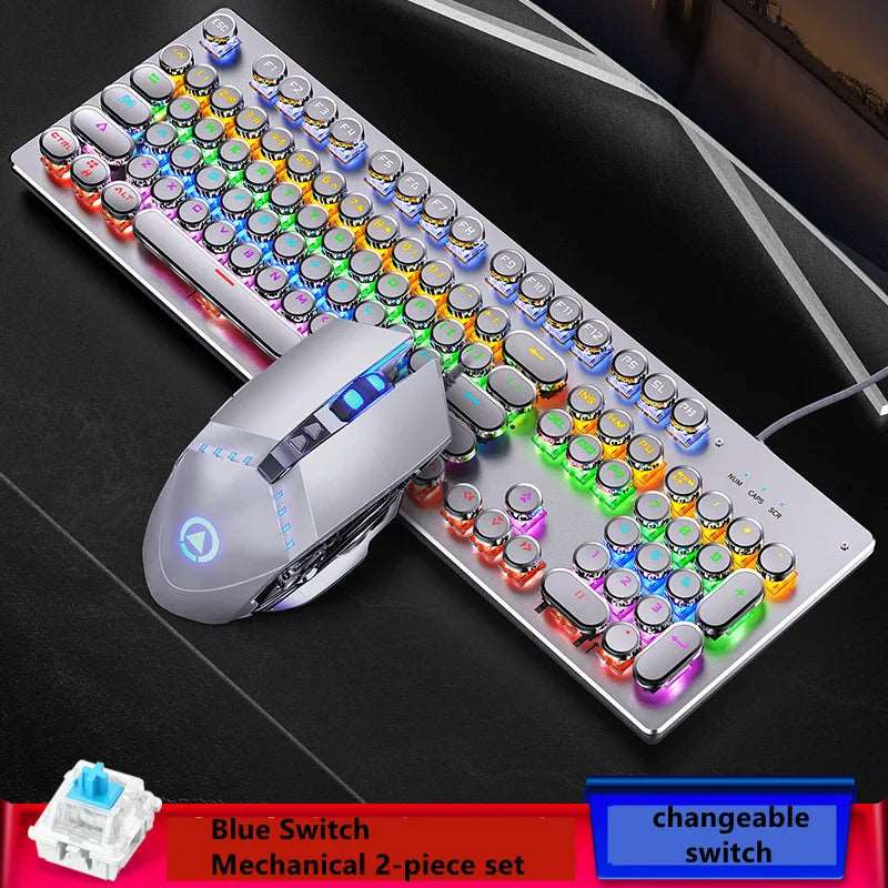 Gaming Keyboard Mouse Headphone Two/Three Piece Set