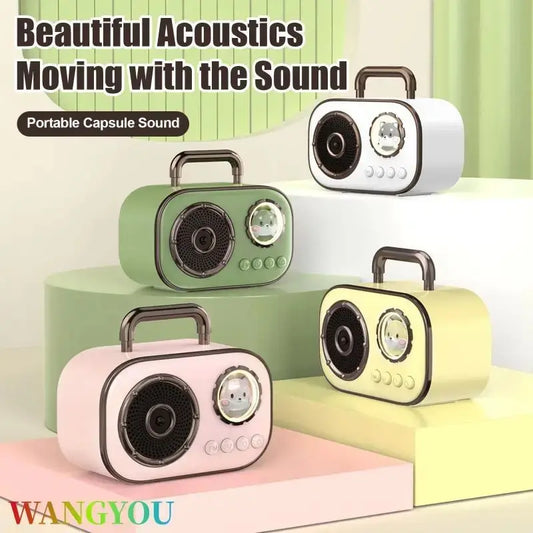 Retro Bluetooth Speaker Subwoofer