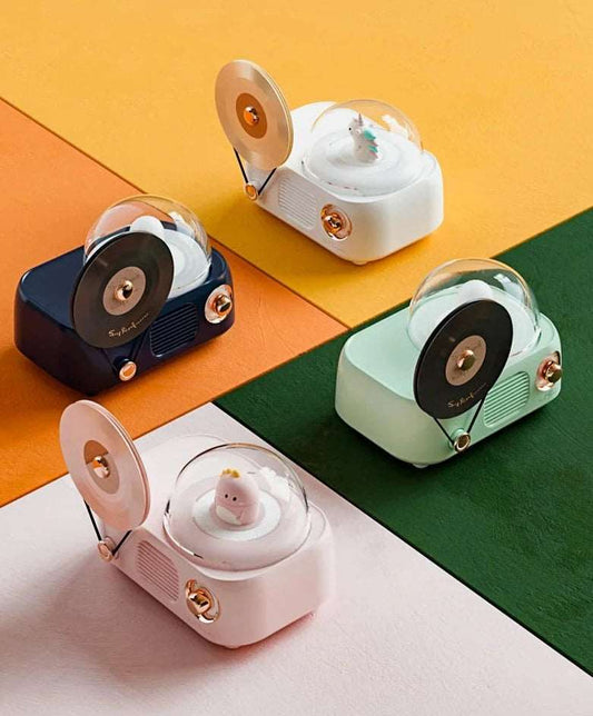 Retro Bluetooth Speaker Vinyl Records