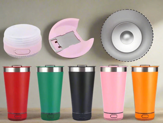 Stainless Steel Insulated Portable Mug with Wireless Speaker