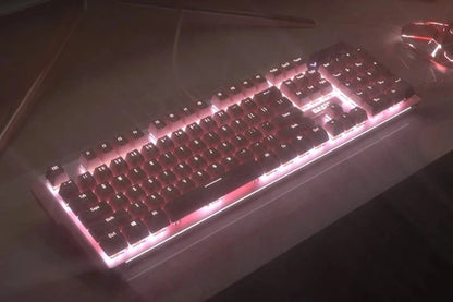 Pink Gaming Wired Keyboard