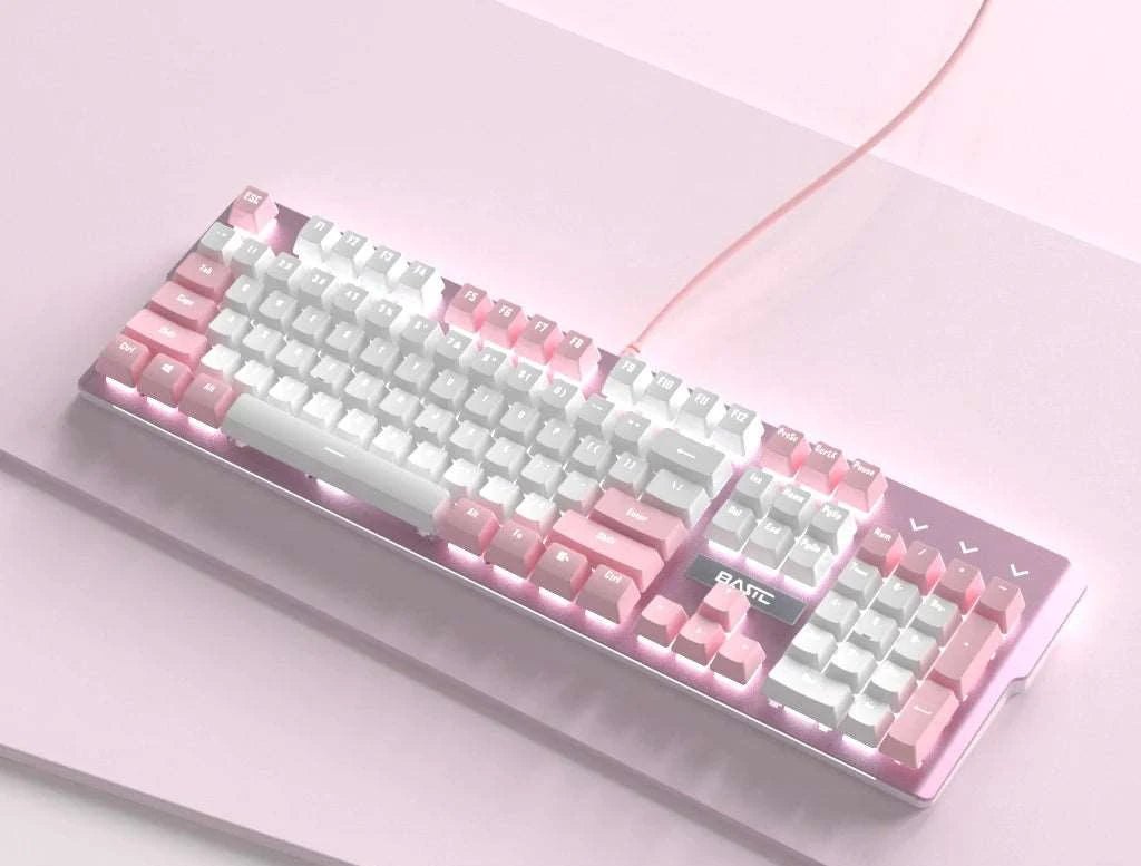 Pink Gaming Wired Keyboard