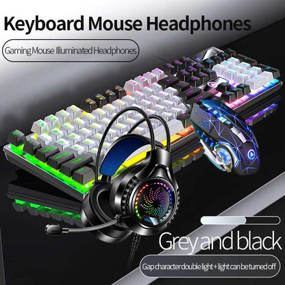 Gaming Keyboard-Mouse-Headphone Set