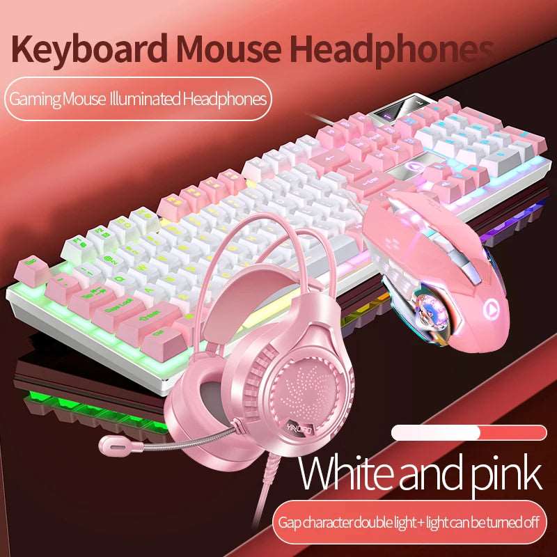 Gaming Keyboard-Mouse-Headphone Set