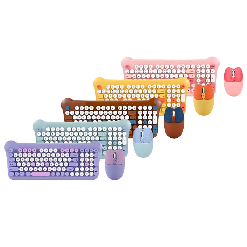 Mixed Color 98 Key Keyboard Mouse Set