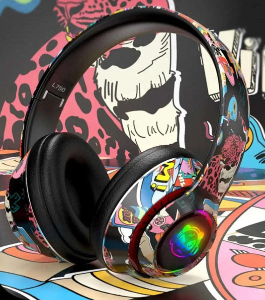 Graffiti DJ Wireless Headphones with Mic