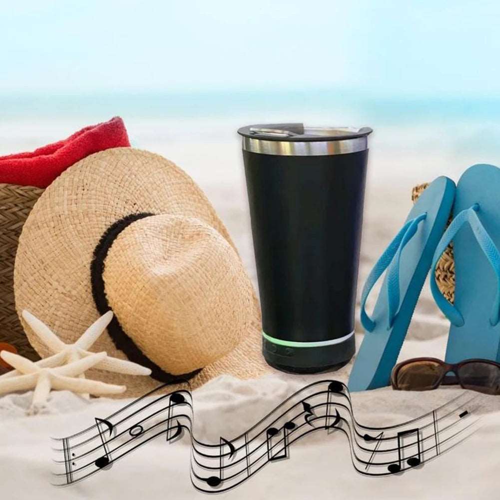 Stainless Steel Insulated Portable Wireless Speaker Mug