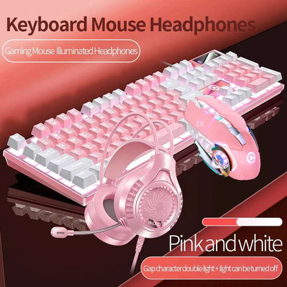 Gaming Keyboard-Mouse-Headphone Set