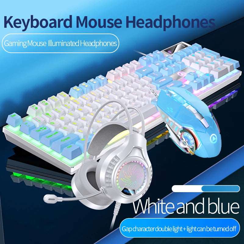 Gaming Keyboard-Mouse-Headphone Set