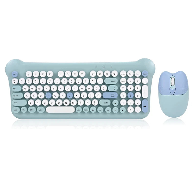 Mixed Color 98 Key Keyboard Mouse Set