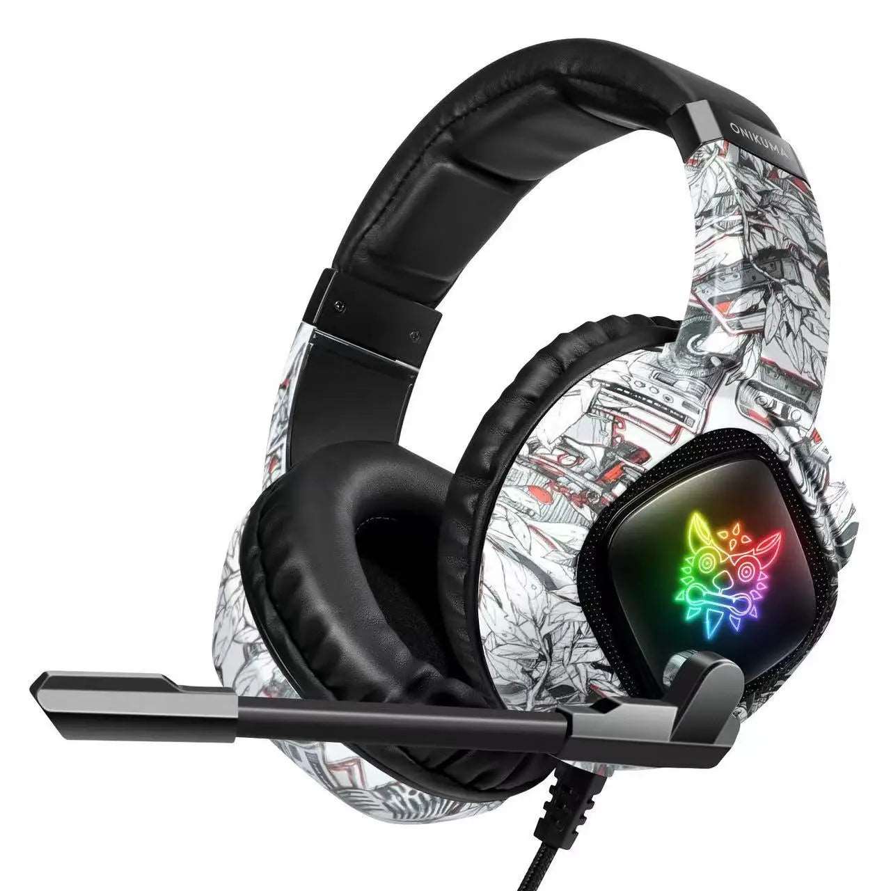 LED Light RGB Gaming Headset