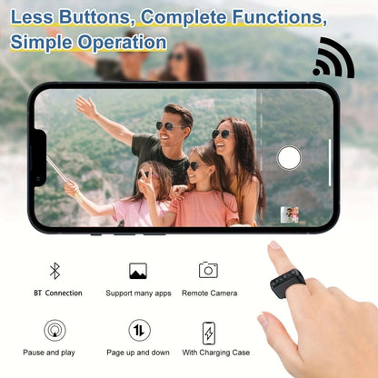 Bluetooth 5.3 Ring Wireless Remote Control