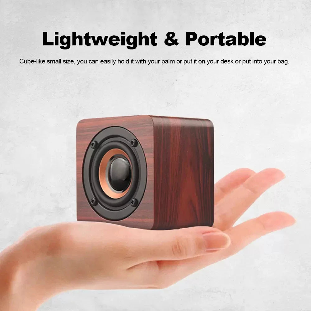 Portable Wooden Speaker