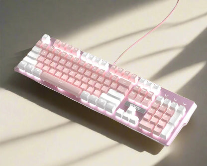 Pink Gaming Wired Keyboard