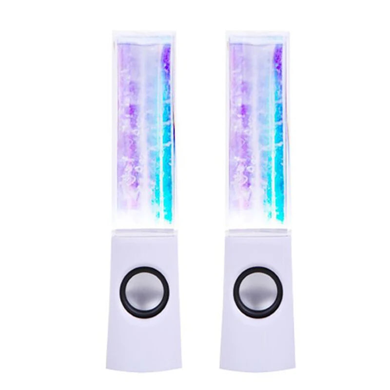 2PCS LED Fountain Light Speakers