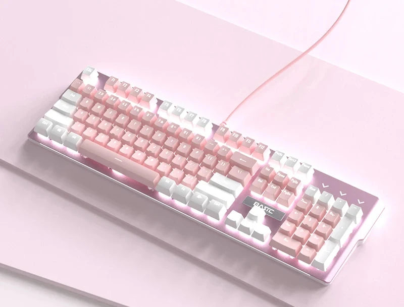 Pink Gaming Wired Keyboard