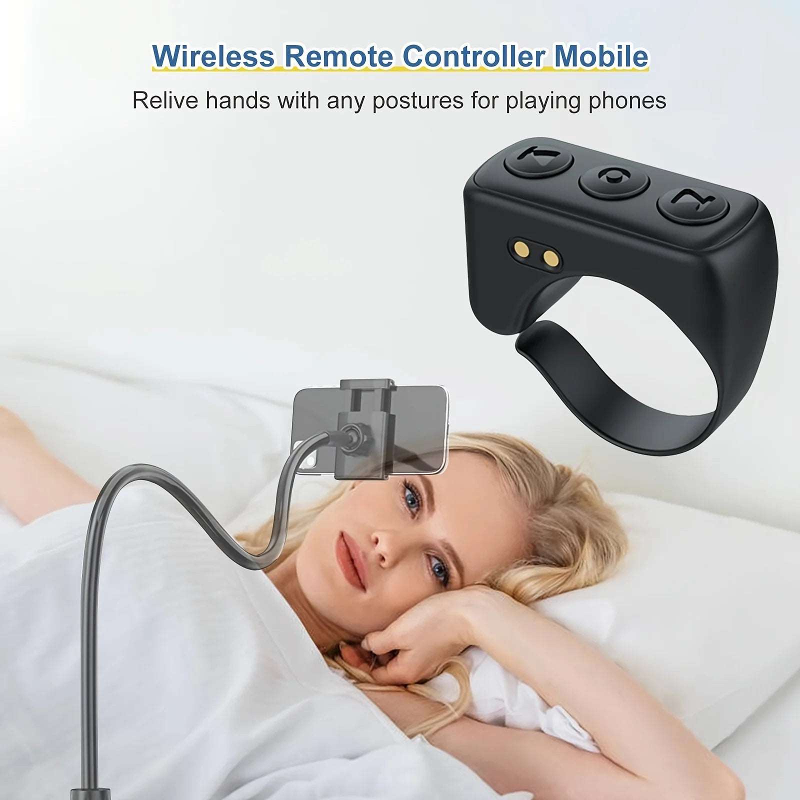 Bluetooth 5.3 Ring Wireless Remote Control